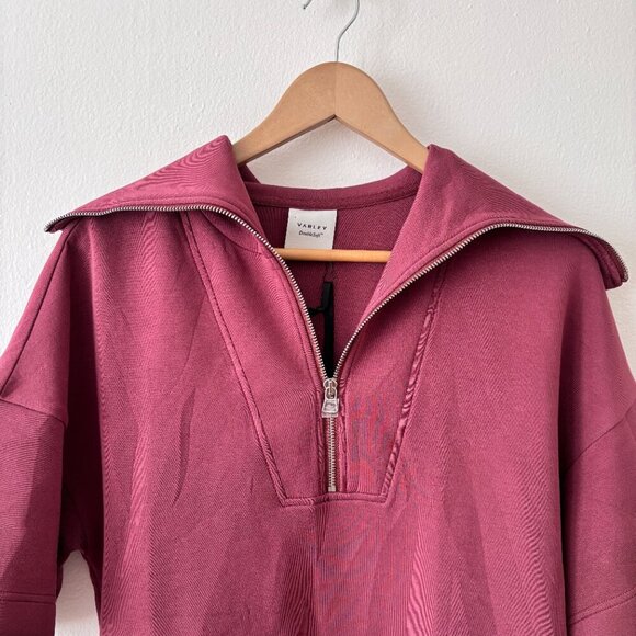 Varley Willow Short Sleeve Half-Zip Sweatshirt - Picture 4 of 7